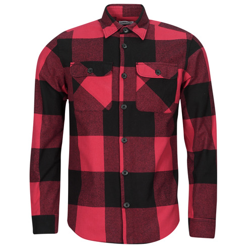 Kleidung Herren Langärmelige Hemden Jack & Jones JJEDARREN BUFFALO OVERSHIRT LS Rot