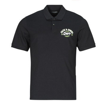 Kleidung Herren Polohemden Jack & Jones JJELOGO POLO SS 2 COL SS24 SN Schwarz