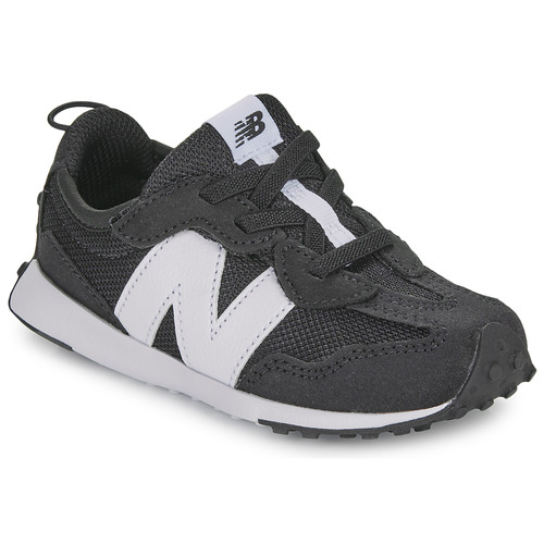 Schuhe Kinder Sneaker Low New Balance 327 Schwarz / Weiss