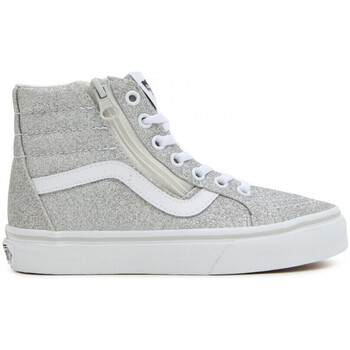 Schuhe Jungen Skaterschuhe Vans Sk8-hi reissue side zip Silbern