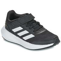 Schuhe Kinder Sneaker Low Adidas Sportswear RUNFALCON 3.0 EL K Schwarz / Weiss