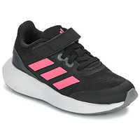 Schuhe Mädchen Sneaker Low Adidas Sportswear RUNFALCON 3.0 EL K Schwarz / Rosa