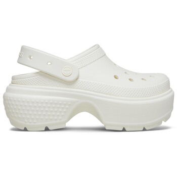 Schuhe Damen Pantoletten / Clogs Crocs STOMP CLOG Weiss