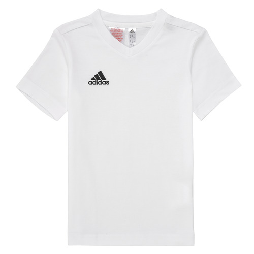 Kleidung Kinder T-Shirts adidas Performance ENT22 TEE Y Weiss / Schwarz