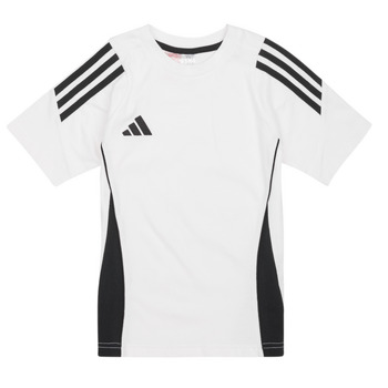 Kleidung Kinder T-Shirts adidas Performance TIRO24 SWTEEY Weiss / Schwarz