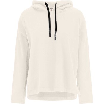 Kleidung Damen Fleecepullover Deha Felpa Comfort Con Cappuccio Weiss