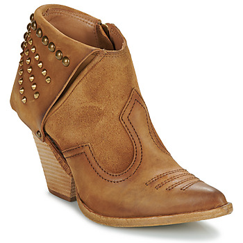 Schuhe Damen Boots Airstep / A.S.98 BELIEVE LOW Camel