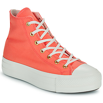 Schuhe Damen Sneaker High Converse CHUCK TAYLOR ALL STAR LIFT Orange