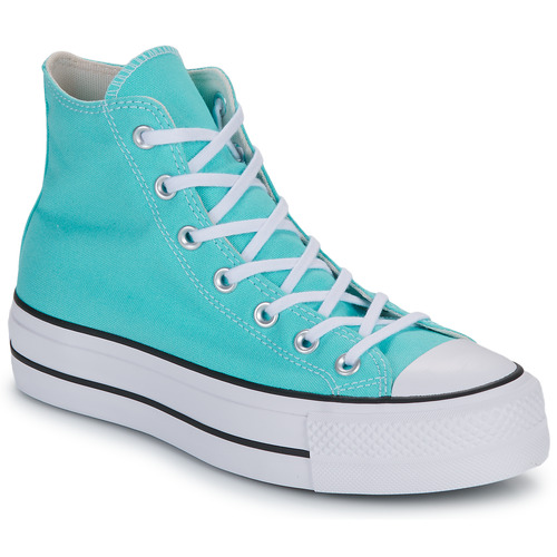 Schuhe Damen Sneaker High Converse CHUCK TAYLOR ALL STAR LIFT Blau