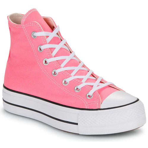 Schuhe Damen Sneaker High Converse CHUCK TAYLOR ALL STAR LIFT PLATFORM Rosa