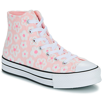 Schuhe Mädchen Sneaker High Converse CHUCK TAYLOR ALL STAR EVA LIFT Rosa / Weiss