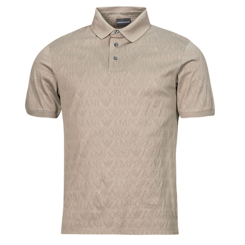 Kleidung Herren Polohemden Emporio Armani POLO 3D1FM8 Maulwurf / Beige