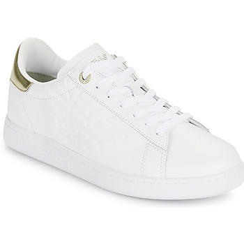 Schuhe Damen Sneaker Low Emporio Armani EA7 CLASSIC NEW CC Weiss