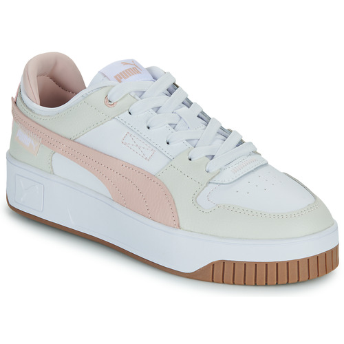 Schuhe Damen Sneaker Low Puma CARINA STREET Weiss / Rosa