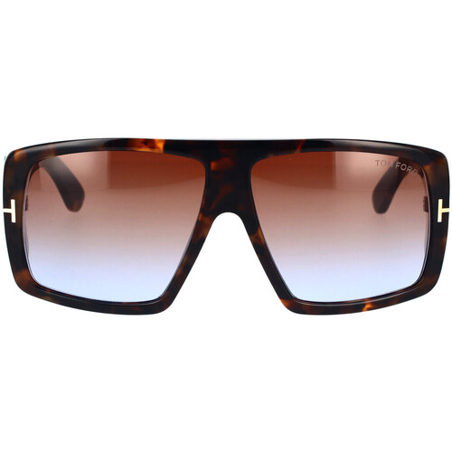 Uhren & Schmuck Sonnenbrillen Tom Ford Raven FT1036/S 56F Sonnenbrille Braun