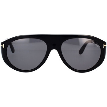 Uhren & Schmuck Sonnenbrillen Tom Ford Sonnenbrille  Rex FT1001/S 01A Schwarz