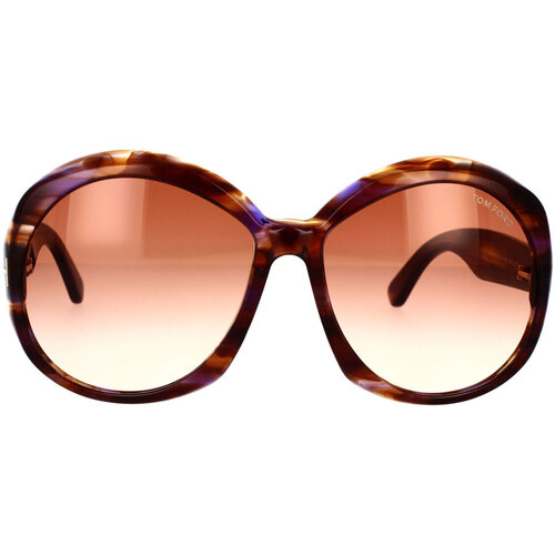 Uhren & Schmuck Sonnenbrillen Tom Ford Annabelle FT1010/S 55Z Sonnenbrille Braun