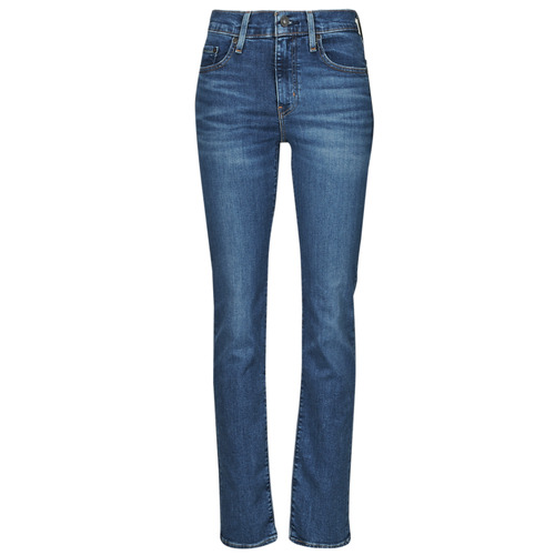 Kleidung Damen Straight Leg Jeans Levi's 724 HIGH RISE STRAIGHT Blau