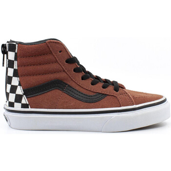 Schuhe Kinder Sneaker Vans -SK8 HI ZIP VN0A4BUX Rot