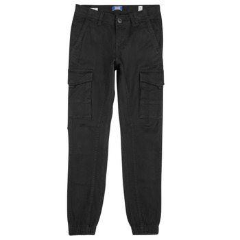 Kleidung Jungen Cargo Hosen Jack & Jones JPSTPAUL JJFLAKE AKM 542 NOOS JNR Schwarz