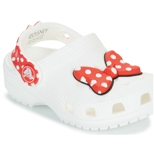 Schuhe Mädchen Pantoletten / Clogs Crocs Disney Minnie Mouse Cls Clg T Weiss / Rot