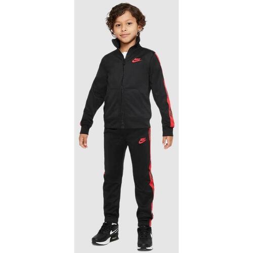 Kleidung Jungen Jogginganzüge Nike Tuta  Tricot set Schwarz