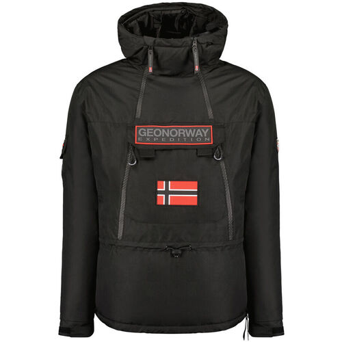 Kleidung Herren Trainingsjacken Geographical Norway Benyamine054 Man Black Schwarz