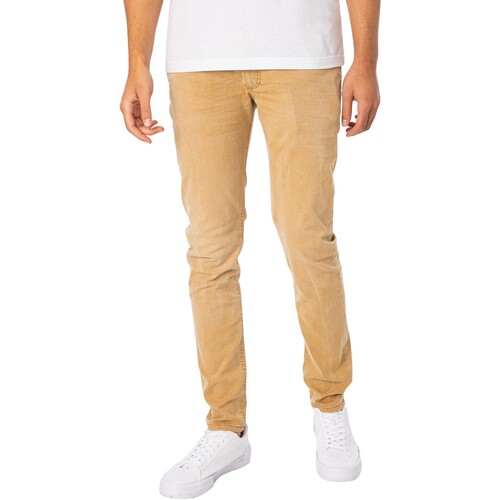 Kleidung Herren Slim Fit Jeans Diesel 1979 Schlankere Röhrenjeans Beige