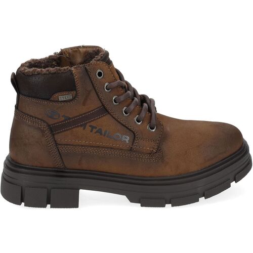 Schuhe Herren Boots Tom Tailor Stiefelette Braun