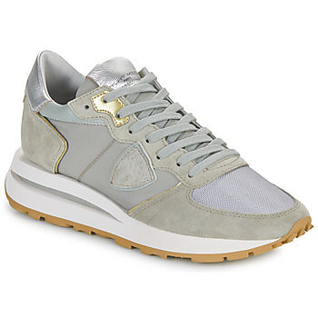 Schuhe Damen Sneaker Low Philippe Model TROPEZ HAUTE LOW WOMAN Grau / Kaki / Gold