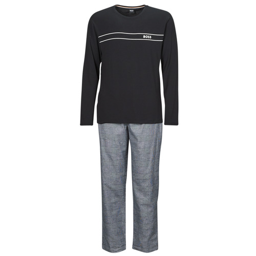 Kleidung Herren Pyjamas/ Nachthemden BOSS Dynamic Long Set Schwarz