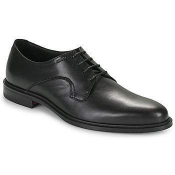 Schuhe Herren Derby-Schuhe HUGO Kerr_Derb_gr Schwarz