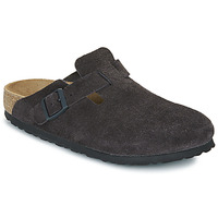 Schuhe Pantoletten / Clogs Birkenstock Boston LEVE Velvet Grey Grau