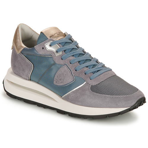 Schuhe Damen Sneaker Low Philippe Model TROPEZ HAUTE LOW WOMAN Blau / Grau