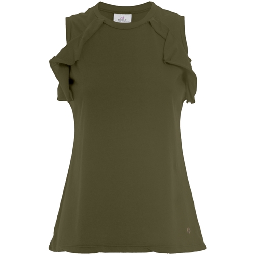 Kleidung Damen Tops Deha D43001 Grün