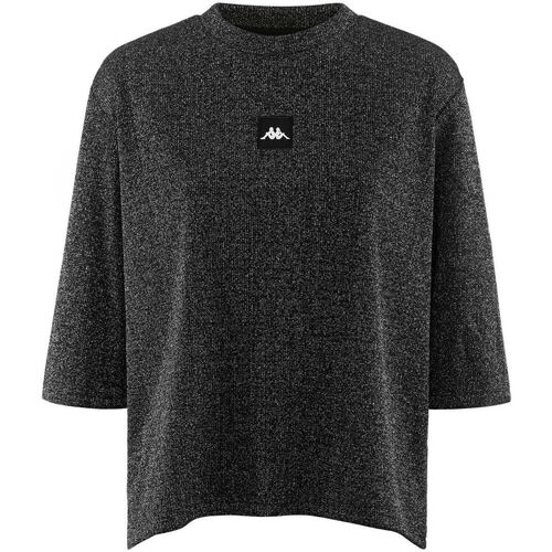 Kleidung Damen Pullover Kappa 304NS20 Schwarz