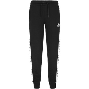 Kleidung Damen Jogginghosen Kappa 311BHBW Schwarz