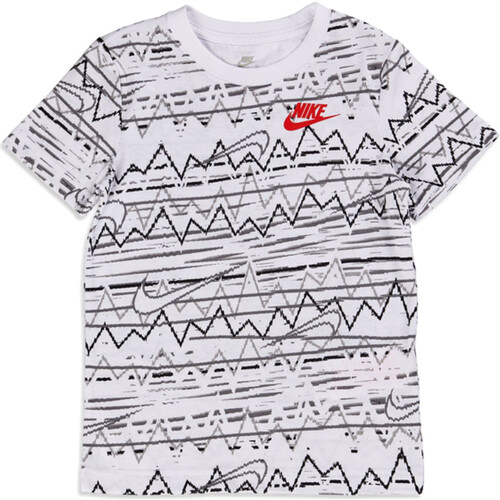 Kleidung Jungen T-Shirts Nike 86K615 Weiss