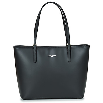 Taschen Damen Schultertaschen LANCASTER SMOOTH Schwarz