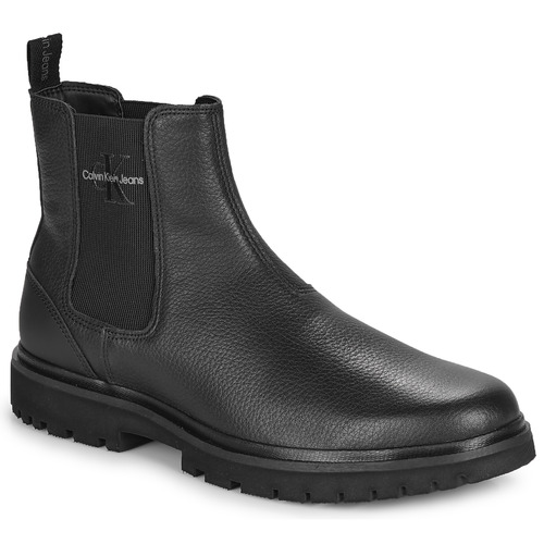 Schuhe Herren Boots Calvin Klein Jeans EVA MID CHELSEA BOOT Schwarz