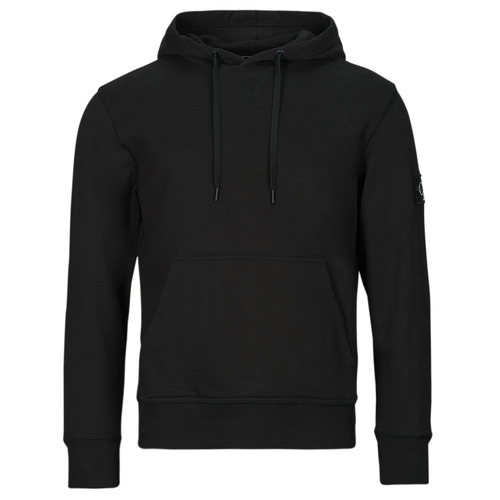 Kleidung Herren Sweatshirts Calvin Klein Jeans BADGE HOODIE Schwarz