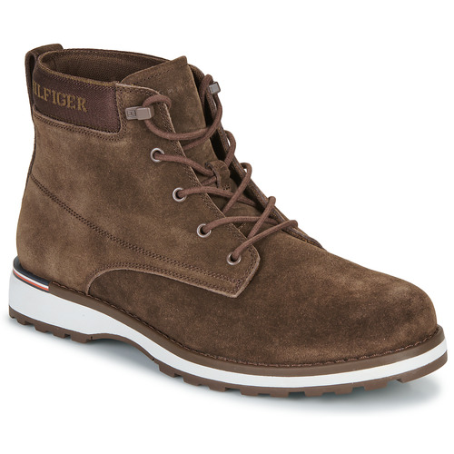 Schuhe Herren Boots Tommy Hilfiger CORPORATE OUTDOOR SUEDE BOOT Braun