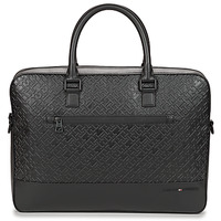 Taschen Herren Dokumententasche / Aktentasche Tommy Hilfiger TH MONOGRAM COMPUTER BAG Schwarz