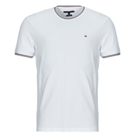 Kleidung Herren T-Shirts Tommy Hilfiger RWB TIPPED COLLAR TEE Weiss