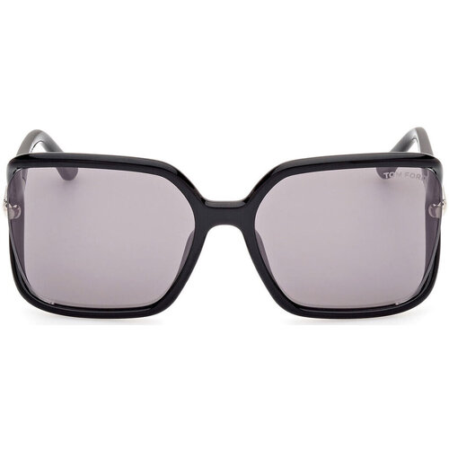 Uhren & Schmuck Sonnenbrillen Tom Ford Solange-02 FT1089/S 01C Sonnenbrille Schwarz