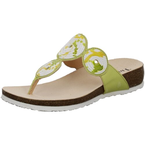 Schuhe Damen Pantoletten / Clogs Think Pantoletten Julia Pantolette limone 3-000372-6000 Gelb