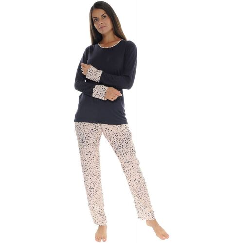 Kleidung Damen Pyjamas/ Nachthemden Pilus KARLINE Blau