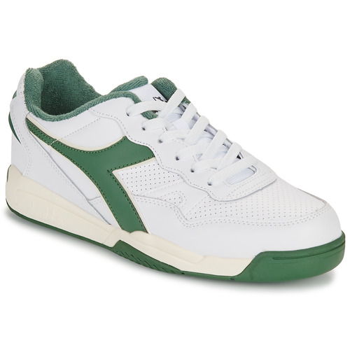 Schuhe Sneaker Low Diadora WINNER Weiss / Grün