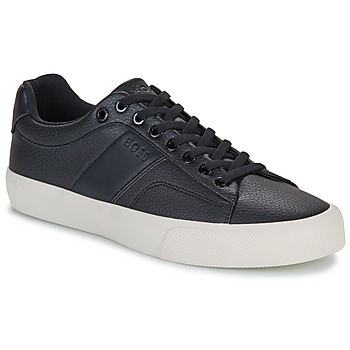 Schuhe Herren Sneaker Low BOSS Aiden_Tenn_grltp Schwarz