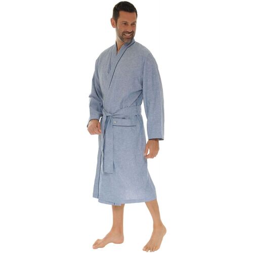 Kleidung Herren Pyjamas/ Nachthemden Pilus FAUSTIN Blau